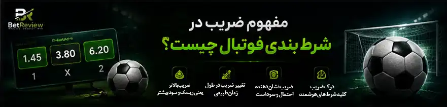 مفهوم ضریب در شرط بندی فوتبال چیست؟